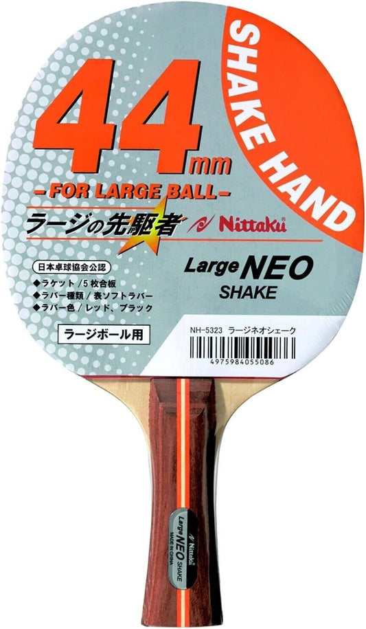 NH-5 Nittaku Table tennis racket Large Neo Shake Hand Large Ball Paste New