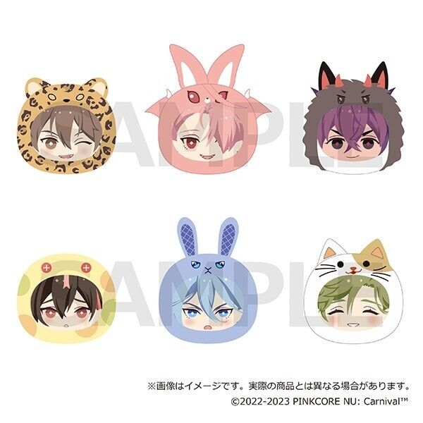 NU: Carnival Anizkin Mini Plush 6 Set A Eiden Aster Morvay Yakumo Edmond Olivine