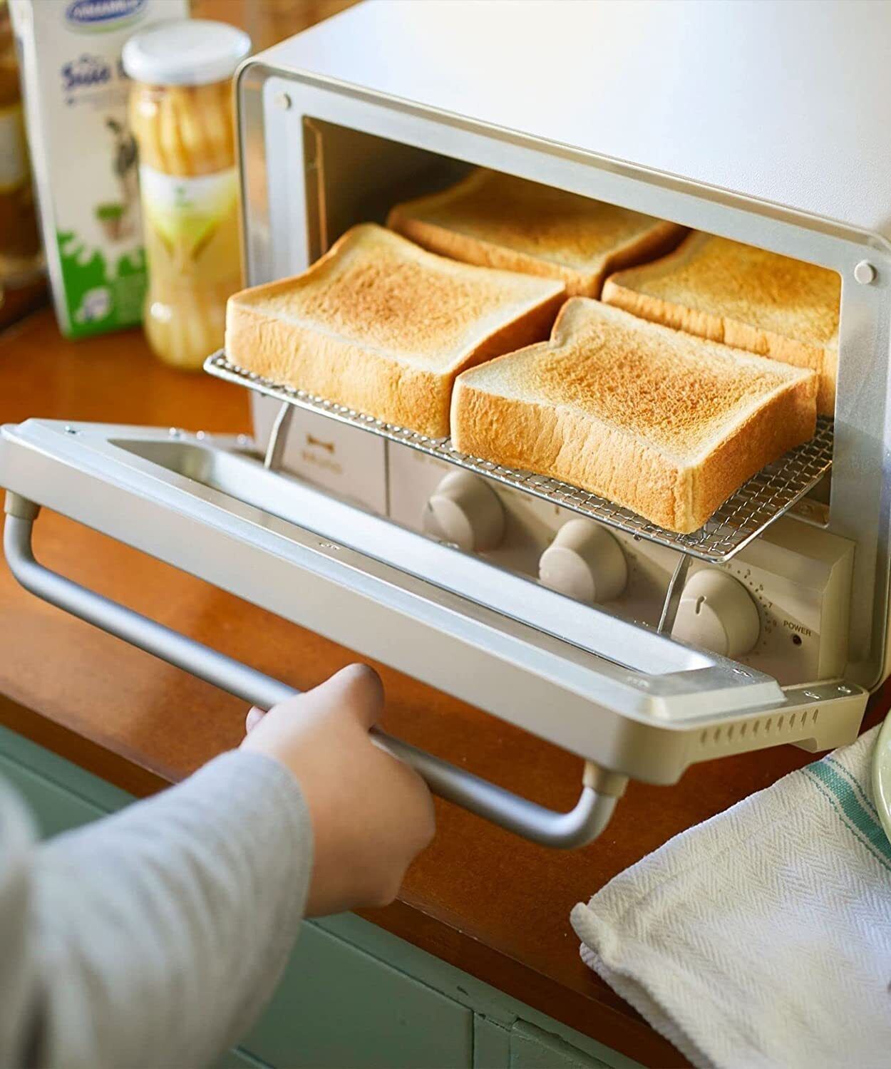 BOE067-GRG 100V BRUNO crassy+ steam and bake toaster Bakes 4 slices bread New