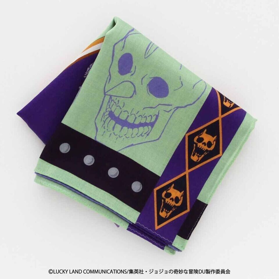 JoJo's Bizarre Adventure Pt.4 Yoshikage Kira Killer Queen Handkerchief Scarf