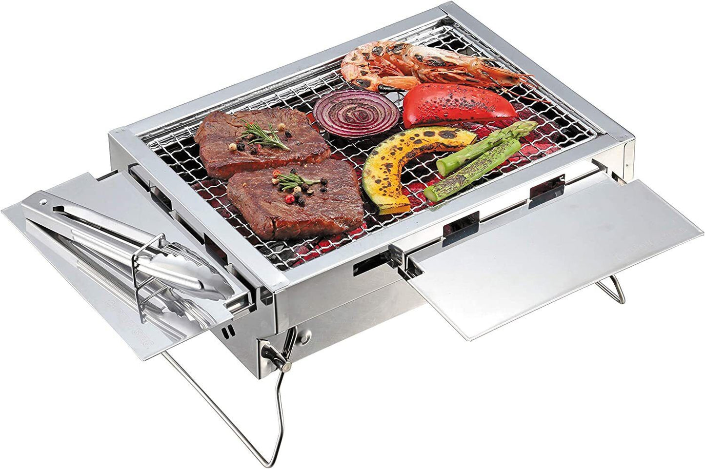 UG-62 Captain Stag BBQ stove stainless steel solo grill compact size UG-62 New