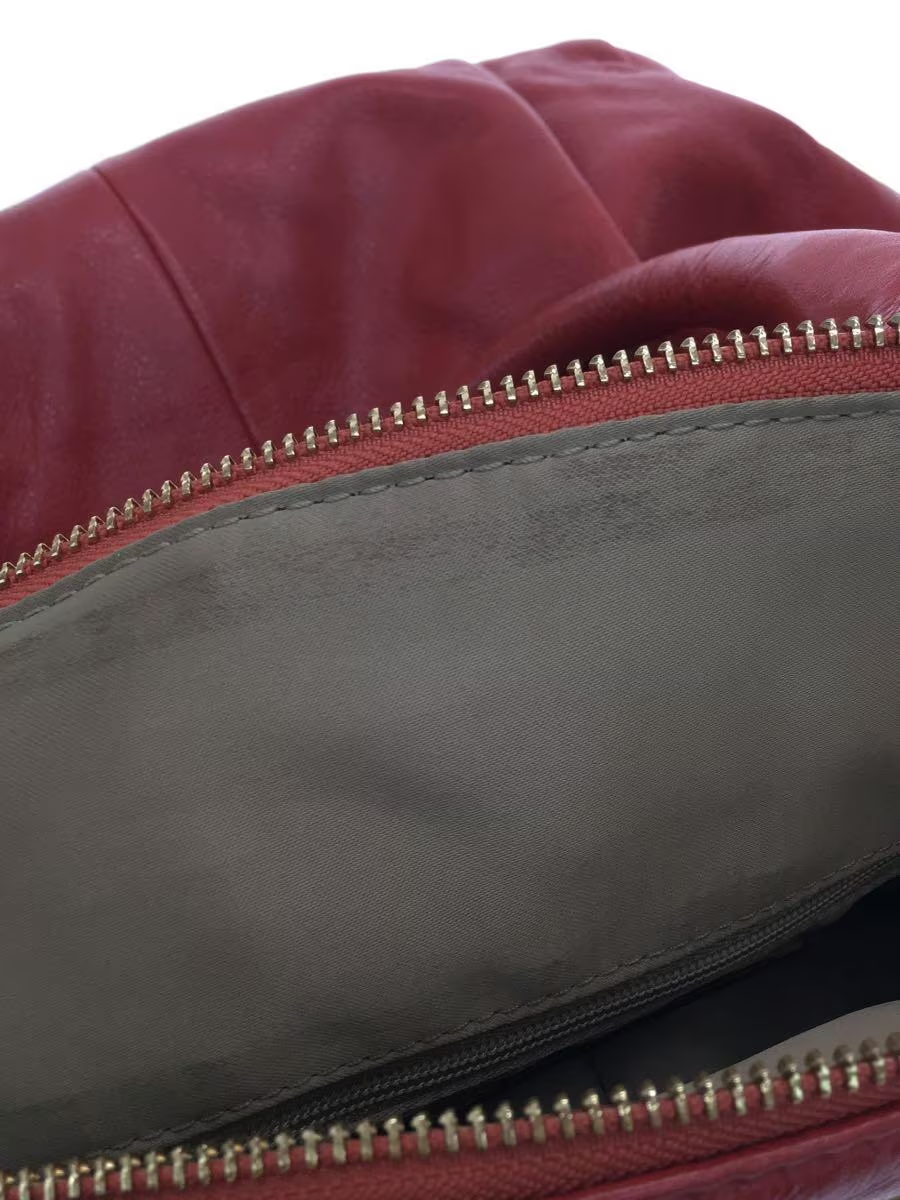 18641 Used COACH Handbag_all leather leather 18641 Used