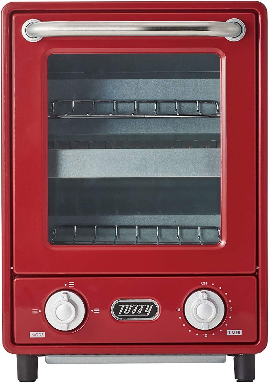 K-TS4-AR Toffy Oven Toaster Antique Red 2-Stage Toaster Slim K-TS4-AR AC100V New