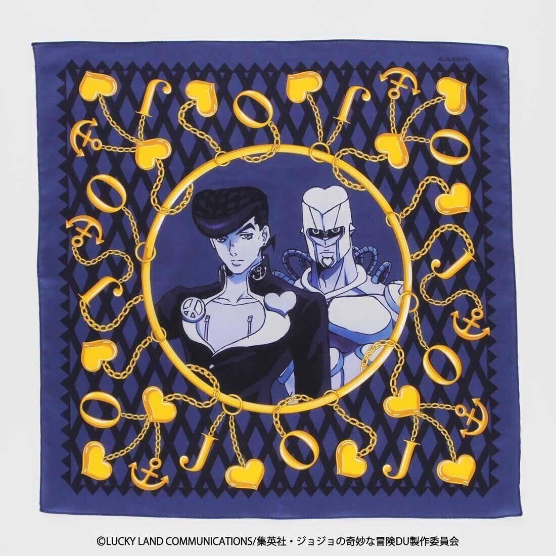 JoJo's Bizarre Adventure Pt.4 Josuke Higashikata Handkerchief Scarf 50cm Japan