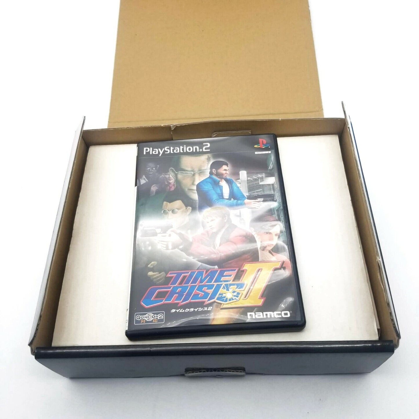 Time Crisis II Guncon 2 Boxed Nanco Sony Playstation 2 Japanese Version NTSC-J