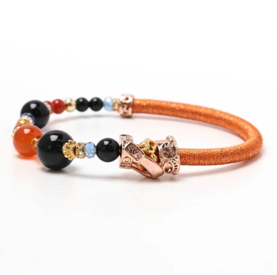 ONE PIECE Portgas D Ace Wind Cord Bracelet Jewelry Japan