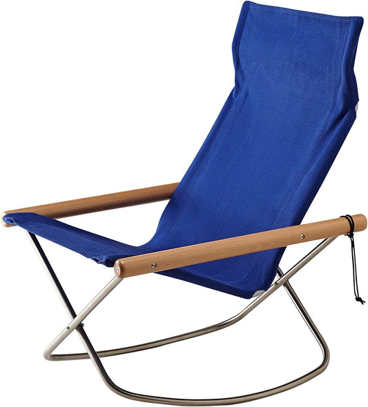 NY-107-NA/BL Nychair X Folding Rocking Chair designed by Takeshi Nii Dark