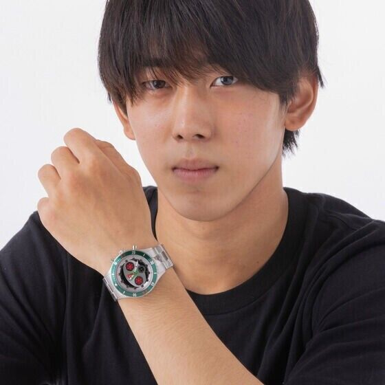 Kamen Rider V3 Chronograph Wrist Watch Bandai Japan