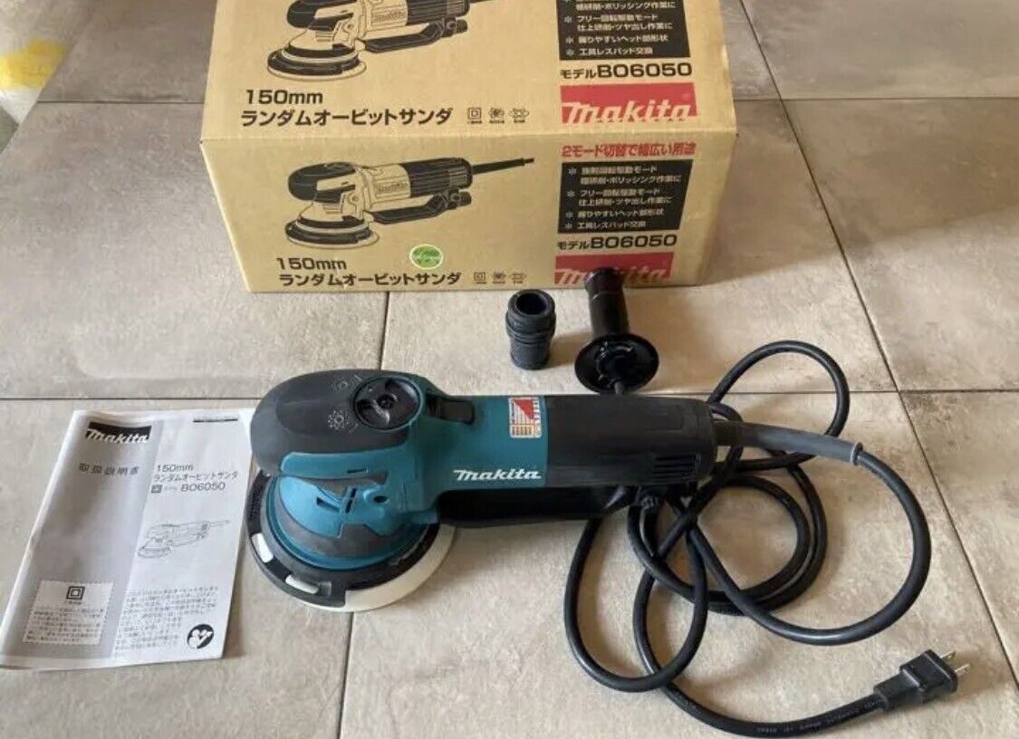 BO6050 Makita Random Orbit Sander Paper Size 150mm JAPAN NEW AC 100V