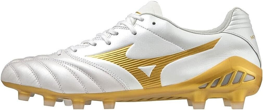 P1GA2320 MIZUNO Soccer Cleats MONARCIDA NEO2 ELITE White x Gold US 7.5 /JP25.5cm