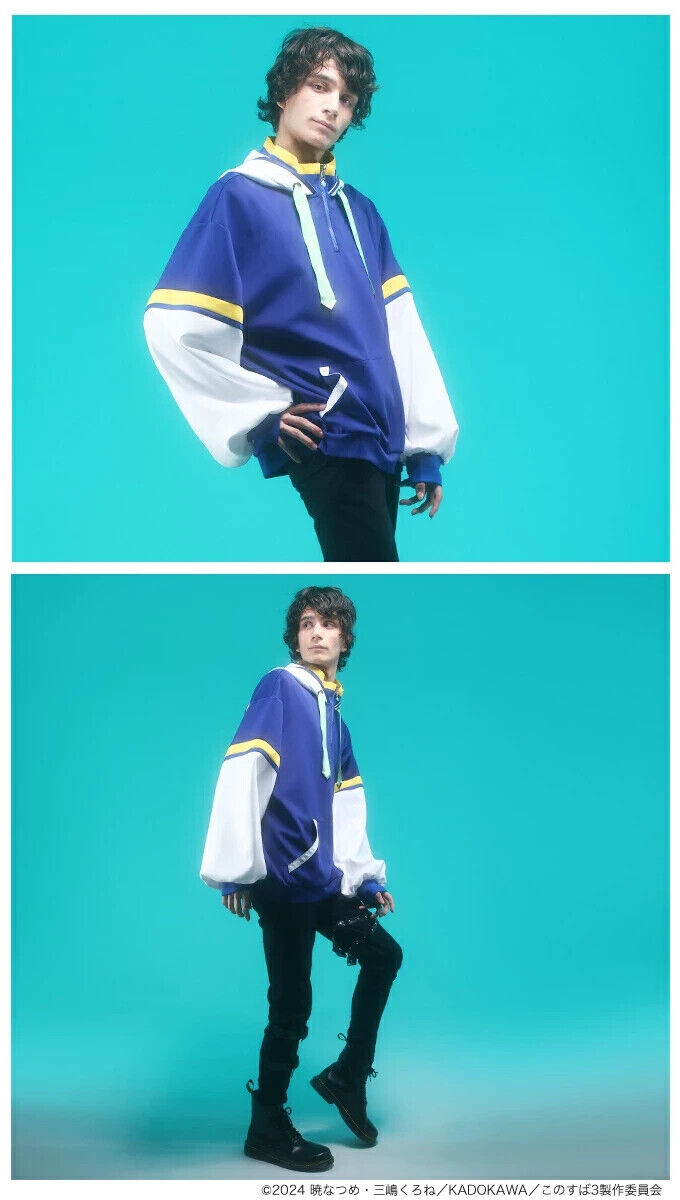 Konosuba God's Blessing on This Wonderful World! Aqua Hoodie Unisex Cosplay