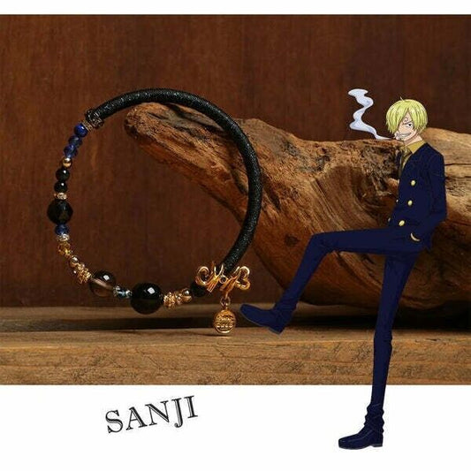 ONE PIECE Sanji Wind Cord Bracelet Jewerly Japan