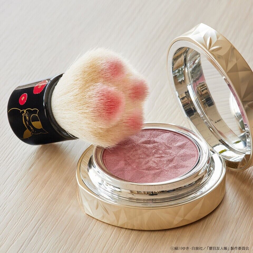 Natsume's Book of Friends Nyanko-Sensei Cat Footprint Makeup Brush Kumanofude