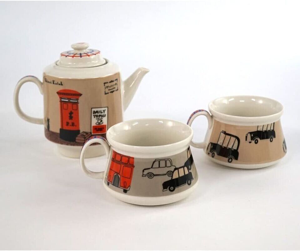 Paddington Bear Pot & Cup Set Tea For Two Shinji Katoh Japan