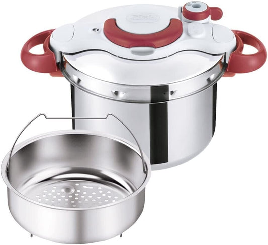 P4620769 T-fal Pressure Cooker 6L IH enable 4-6 People One-Touch Open Japan New